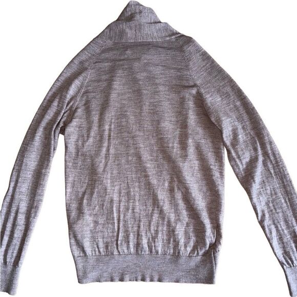 All Saints Wasson Rib Open Front Wool Cardigan Pashmina Pink- Size Medium - Picture 5 of 7